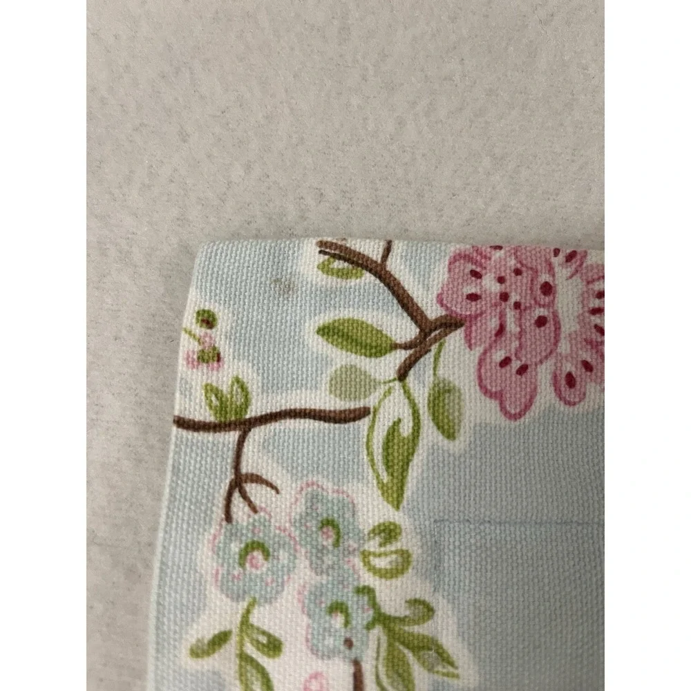 Pottery Barn Kids Leela Standard Sham Sky Blue Floral Butterfly Cotton ONE Flaws